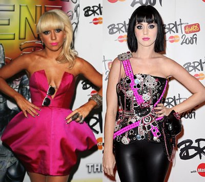 Lady Gaga and Katy Perry compete for top spot