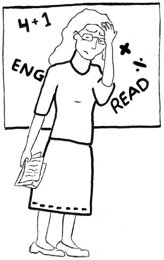 A teacher's homework