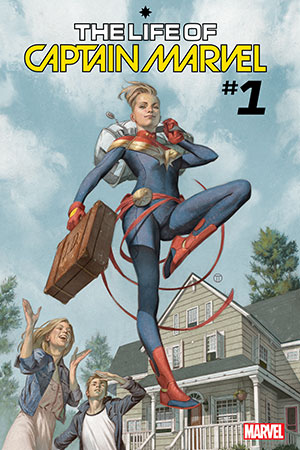 The Life of Captain Marvel (cover shown above), is one of the more anticipated new Marvel series of 2018.