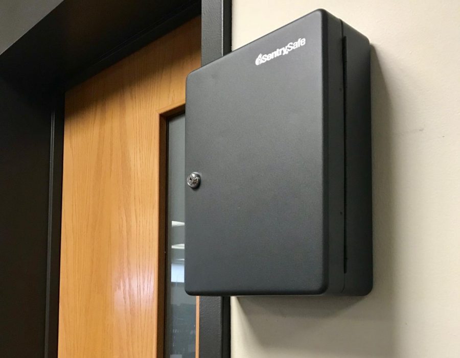 Safes will be placed in classrooms that contain the JAMBLOCK device.