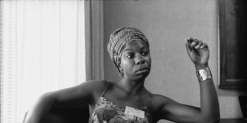 Singer, song writer and African American activist during the civil rights movement, Nina Simone.