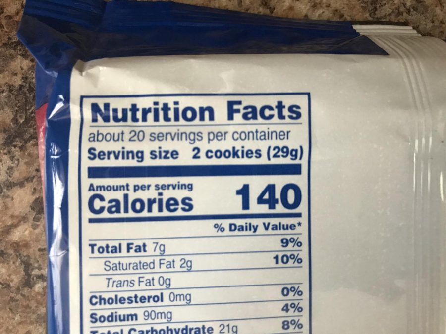The serving size for Oreo Double Stuf cookies is only two cookies per serving.
