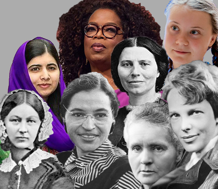 Together, the women in this image have accomplished great things that have changed history for the better.