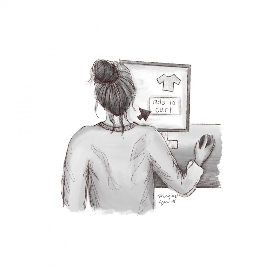 Online shopping is as quick and easy as clicking the "add to cart" button.