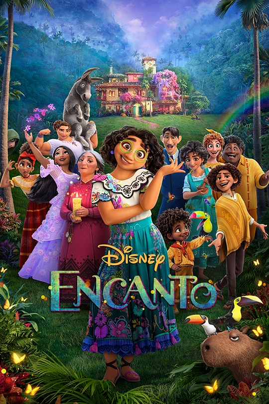 Disney’s “Encanto” about a magical family called the Madrigals is out now on Disney +. 