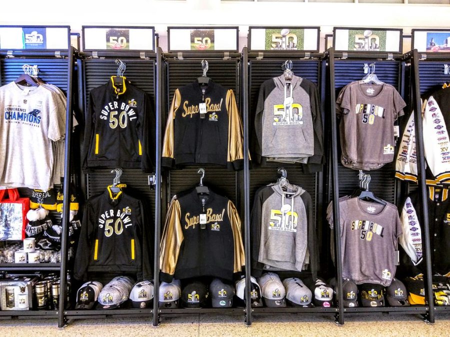 While stores stock shelves with the winning team’s clothing, the losing team’s clothing is being shipped back to the NFL Organization.