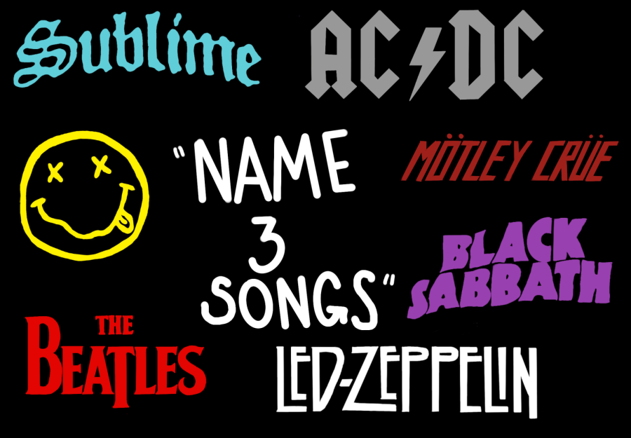 'Name three songs'