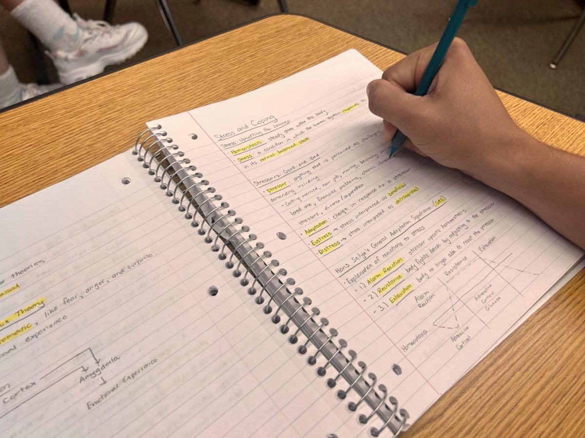 With the exception of three students, every student enrolled in Mrs. Maria Porter's AP Psychology course opted to take the AP exam that was administered on May 2.