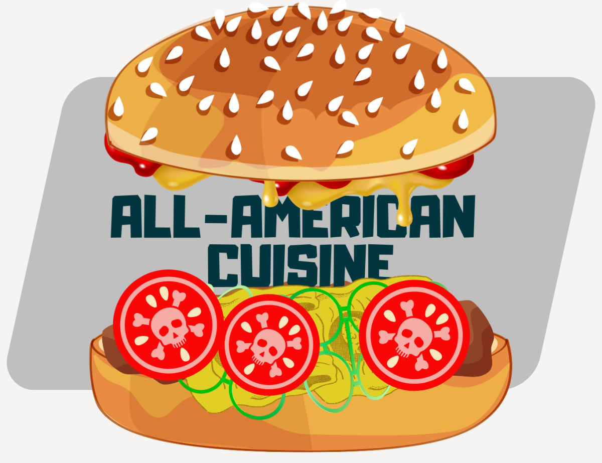 All-American Cuisine: A high percentage of food consumed by citizens of the United States contains harmful ingredients, such as chemicals, additives, preservatives and microplastics. These ingredients are detrimental to physical health. 

