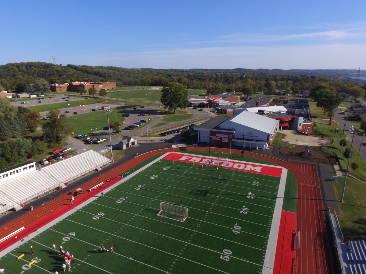 Small district: The size of Freedoms campus is significantly smaller
than some schools, since all education levels are in one place.