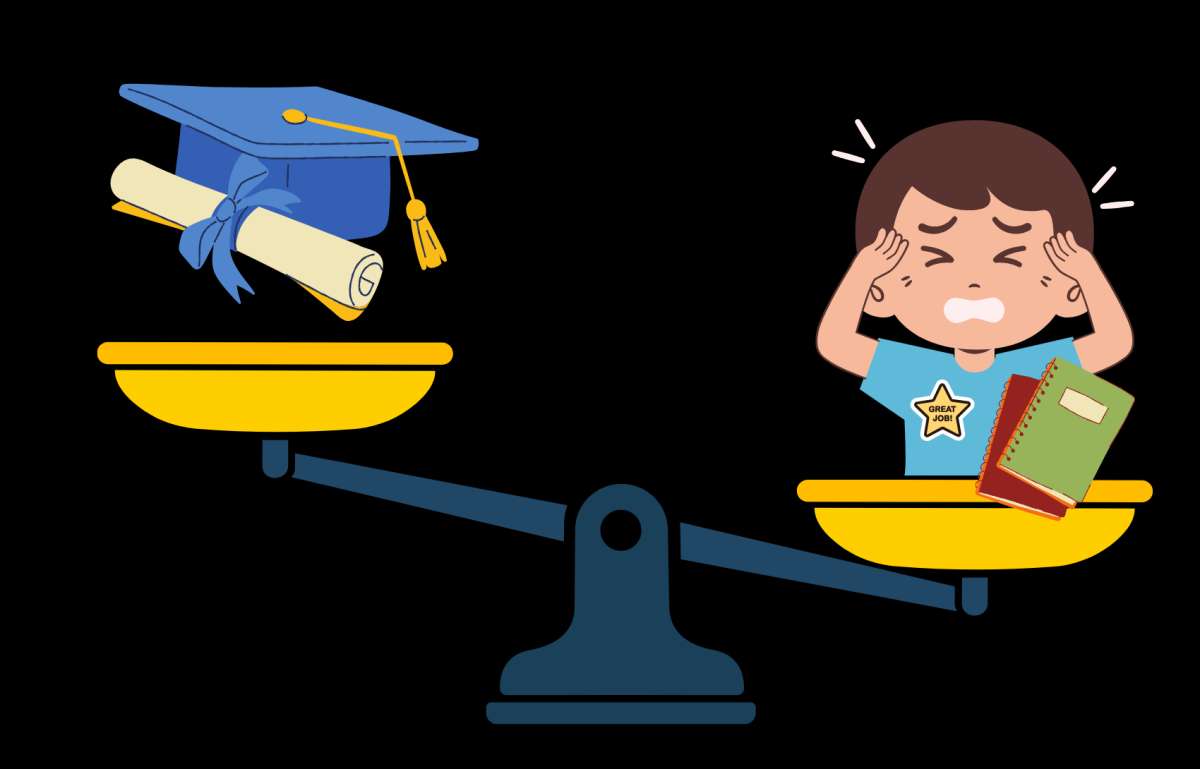 Adding weight: When students take challenging honors or AP courses, their hard work and efforts weigh more than others. This can cause stress, especially when the students are aiming to get into colleges that seek high GPAs.