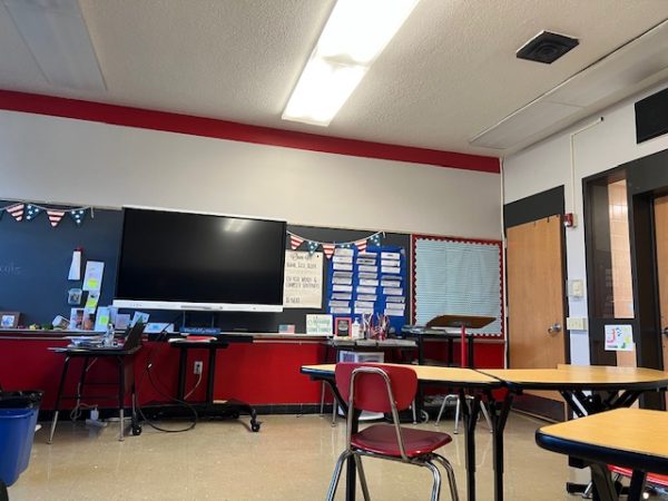 Krawchyk’s classroom painted new colors