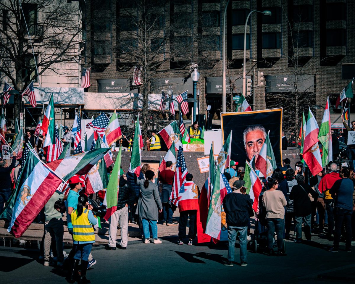 Peaceful protest: On Feb. 28, a “Free Iran” demonstration was held in Washington, DC. Many citizens are protesting the war in Iran, in hopes that one of the higher-ups would take notice and put an end to the war.